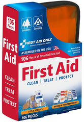 First Aid Only FAO-420 Outdoor First Aid Kit, 107-Piece, Fabric